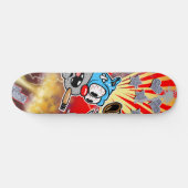 No Pity City Hip Hop Cartoon Skateboard Deck (Horizontal)