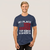 No Place For Kings In America - Defending Freedom Tri-Blend Shirt (Vorderseite voll)