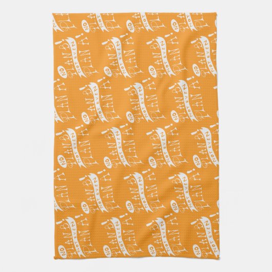 No Plan B Not Even Plan A Geschirrtuch (Vertikal)