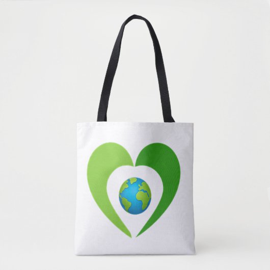 No Planet B Canvas Bag Go Green Earth Day Tasche (Vorderseite)