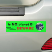 NO planet B /Drive & Walk (Rebellion zum Aussterbe Autoaufkleber (Auf Auto)