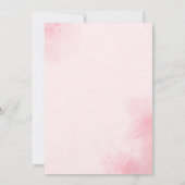 No podemos esperar mas Lindo oso Rosa Baby shower Einladung (Rückseite)