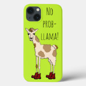 No Prob- Llama Case-Mate iPhone Hülle (Rückseite)