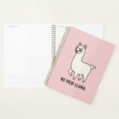 "No Prob-Llama" Cute Llama Doodle - Chill Vibe Planer (Anzeige)