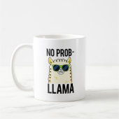 No-Prob-Llama Funny Cool Llama Pun Kaffeetasse (Links)