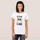 No-Prob-Llama Funny Cool Llama Pun T-Shirt (Vorne ganz)