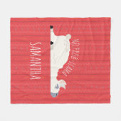No Prob-Llama Funny Llama Blanket Fleecedecke (Vorderseite (Horizontal))