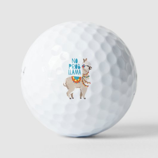 No Prob Llama Golfball (Vorderseite)