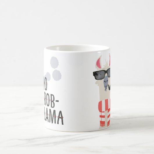 No Prob-Llama Kaffeetasse (Mittel)