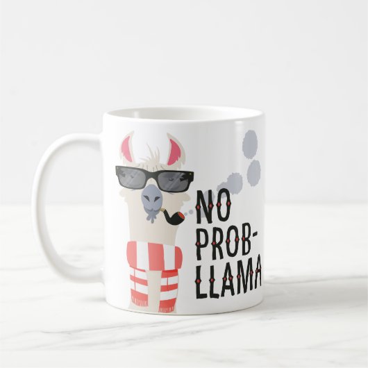 No Prob-Llama Kaffeetasse (Links)