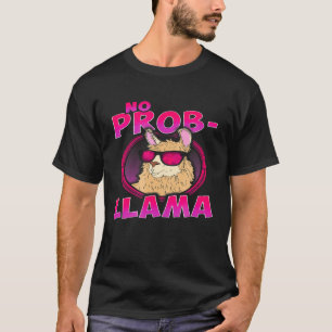 No Prob Llama Liebe Llamas Niedlich Funny Alpaca T-Shirt