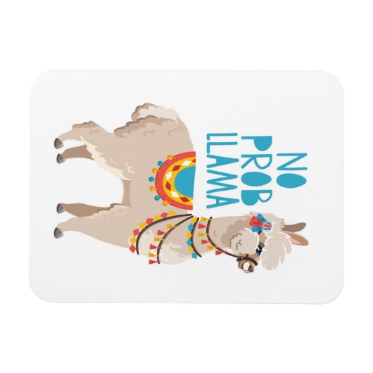 No Prob Llama Magnet (Horizontal)
