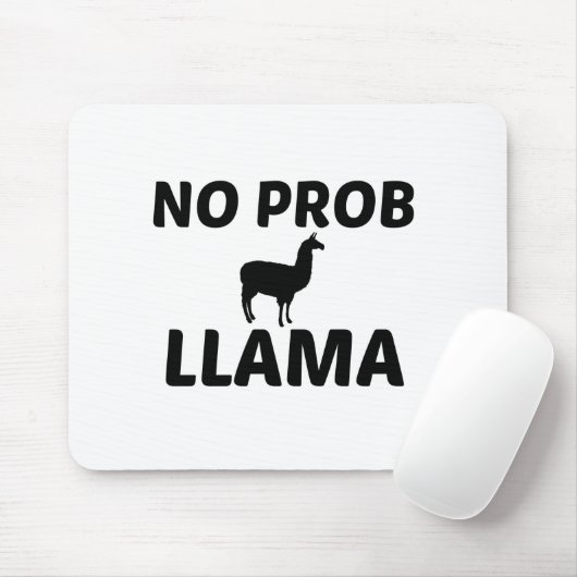 NO PROB LLAMA MOUSEPAD (Mit Mouse)