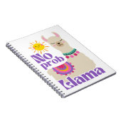 No Prob-Llama, Niedlich Llama Festivals Sunny Notizblock (Rechte Seite)