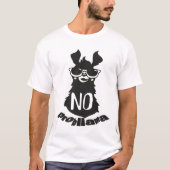 No Prob Llama, No Probllama, No Prob-Llama T-Shirt (Vorderseite)