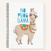 No Prob Llama Notizblock (Vorderseite)