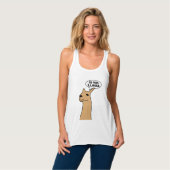No Prob Llama Tank Top (Vorderseite Vollansicht)