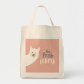 No Prob Llama Tote Bag Tragetasche (Vorne)