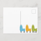 No Problama Llamas Postkarte (Rückseite)
