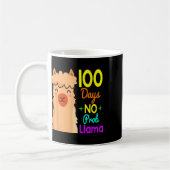 No Probllama 100 Days of School Niedlich 100 Day B Kaffeetasse (Links)