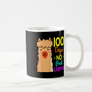 No Probllama 100 Days of School Niedlich 100 Day B Kaffeetasse
