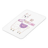 No Probllama Llama Funny Magnet (Linke Seite)