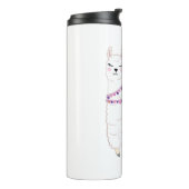 No Probllama Llama Funny Thermosbecher (Nach links gedreht)