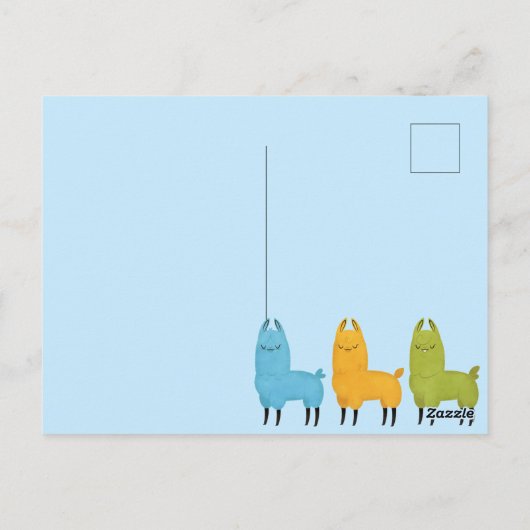 No ProbLlama Postkarte (Rückseite)