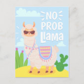 No ProbLlama Postkarte (Vorderseite)