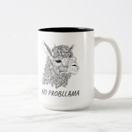 No Probllama Tasse - Niedliches Lama Design