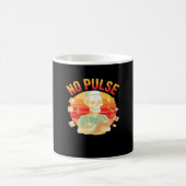No Pulse Skeleton Nurse Funny Medical Halloween Pa Kaffeetasse (Mittel)