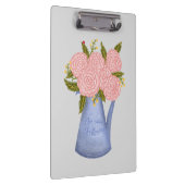 No rain no flowers watering can with flowers klemmbrett (Rechts)