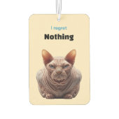 No regret Sphynx Cat Autolufterfrischer (Rückseite)