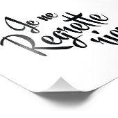 No Regrets French Je ne Regrette Rien Fotodruck (Ecke)