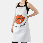 No Regrets Red Lips Valentine Schürze (InSitu)