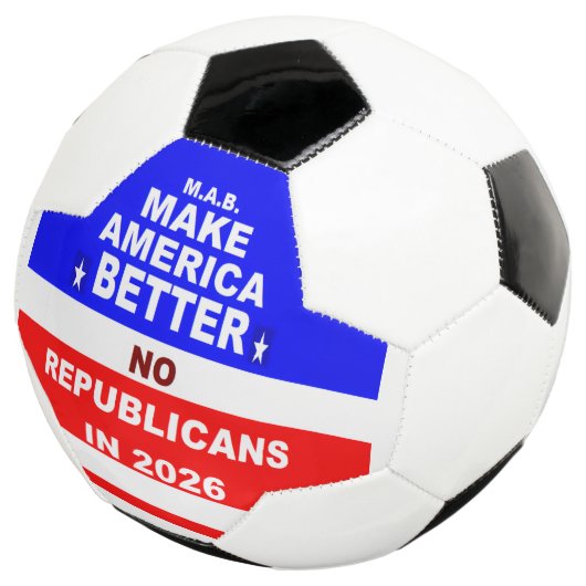 "NO Republicans" Fußball (Dreiviertel)