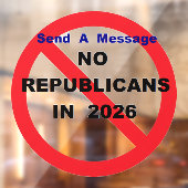 NO Repugs Fensteraufkleber (Blatt 2)