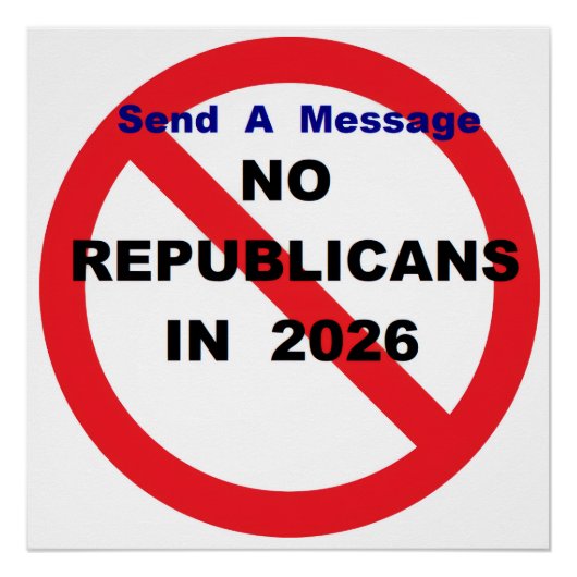 NO Repugs Poster (Vorderseite)