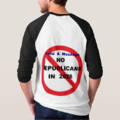 "NO REPUGS" T-Shirt (Rückseite)