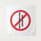 No Repugs Wandteppich (Vorderseite (Horizontal))