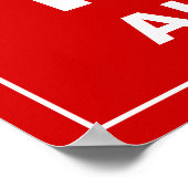 No Riff Raff Poster (Ecke)