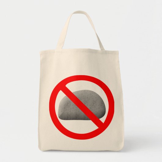 No Rocks Trick-or-Leckerei Bag Tragetasche (Vorne)