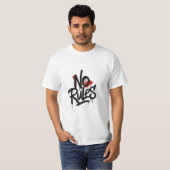 No Rules Graffiti T-Shirt (Vorne ganz)
