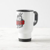 No Rules Grafik-Mug Reisebecher (VorderseiteRechts)