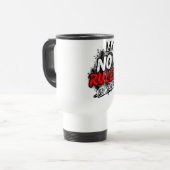 No Rules Grafik-Mug Reisebecher (Vorderseite Links)