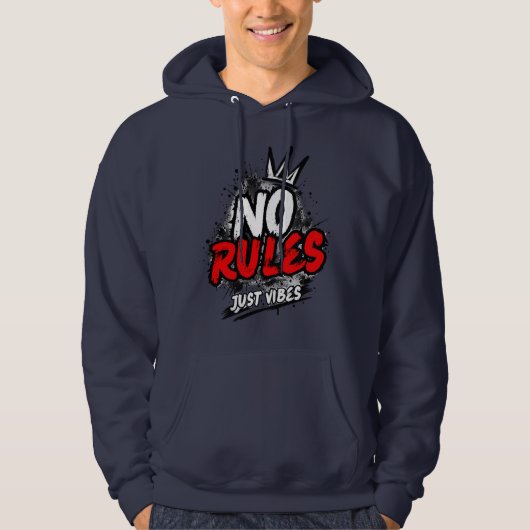 No Rules Graphic Hoodie (Vorderseite)