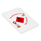 No Rush Keep It Cool Trucker Magnet (Rechte Seite)