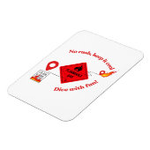 No Rush Keep It Cool Trucker Magnet (Linke Seite)