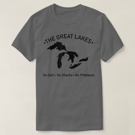 No Salt, no Sharks, no Problem T-Shirt (Design vorne)