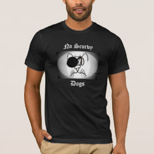 No Scurvy Hunde Pirate Cat T-Shirt